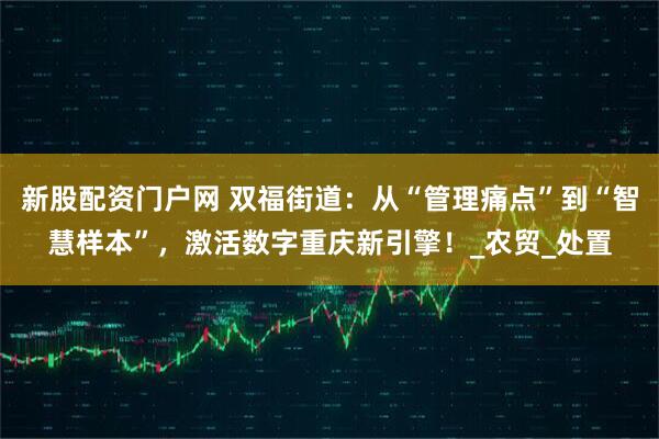 新股配资门户网 双福街道：从“管理痛点”到“智慧样本”，激活数字重庆新引擎！_农贸_处置